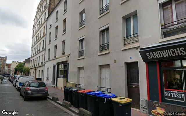 Façade : 2 rue Edgar Quinet, Saint-Ouen-sur-Seine